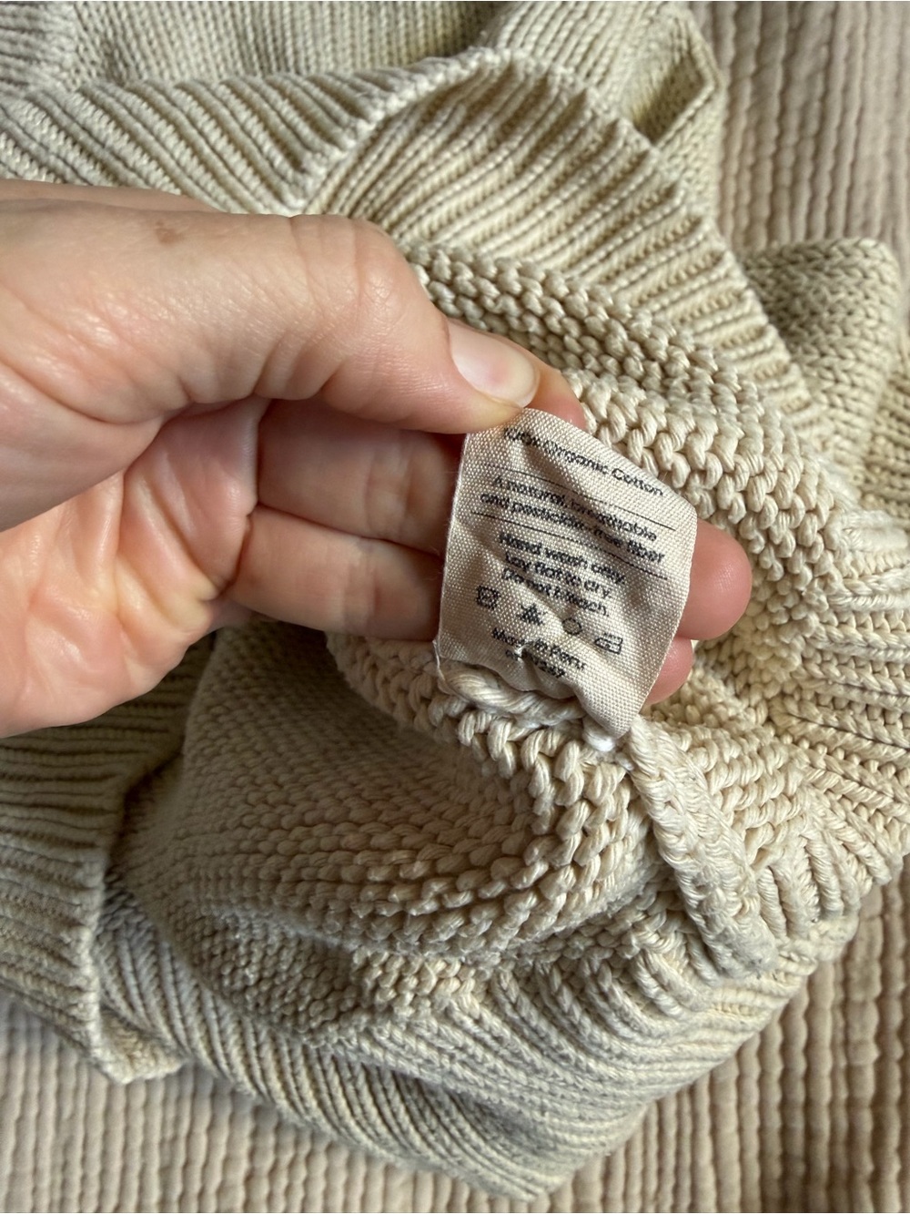 MATE the Label Organic Knit Crew. Size M/L. - Picture 3 of 6